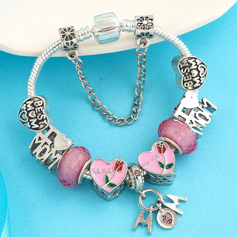 The Queen's Heart Charm Bracelet