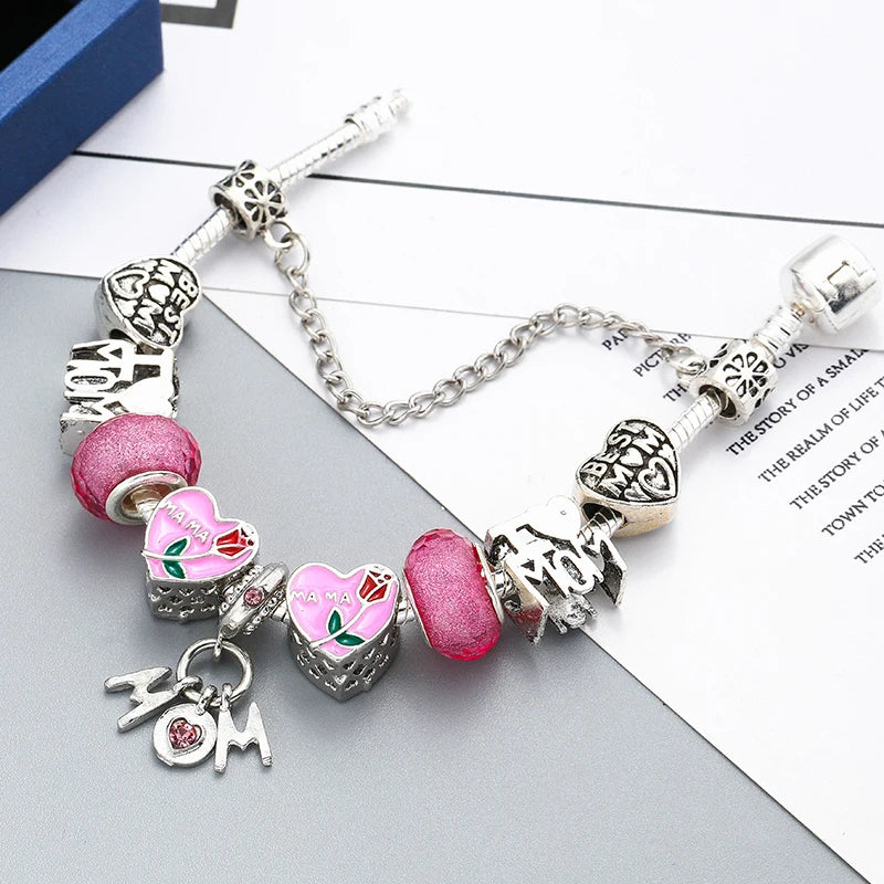 The Queen's Heart Charm Bracelet