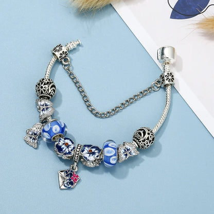 The Blue Willow Charm Bracelet